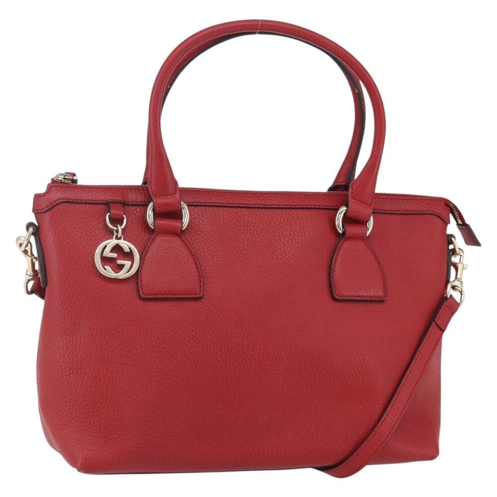 Gucci Interlocking Hand Bag Leather #359440G56B